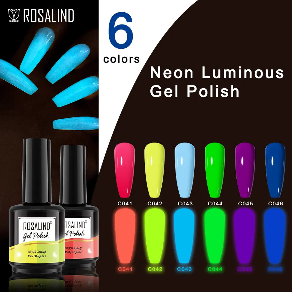 15ml Neon Fluorescent Luminous Gel Polish
