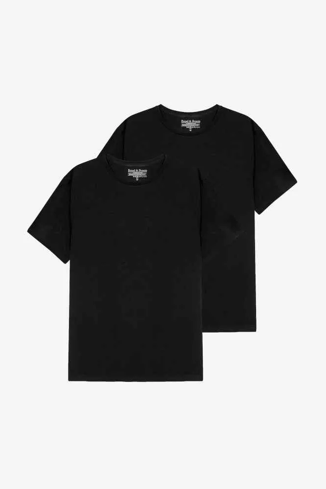 2-Pack Crew-Neck cotton stretch