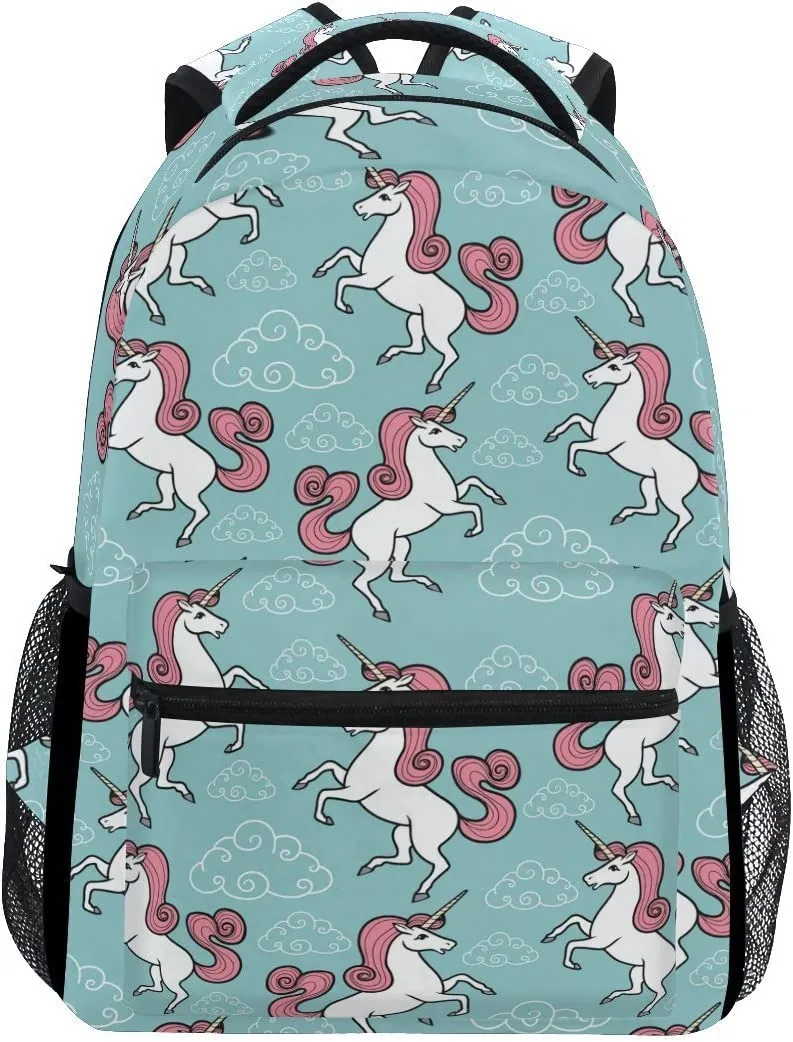 3D Print Teens Girls Boys School Backpack Travel Bag