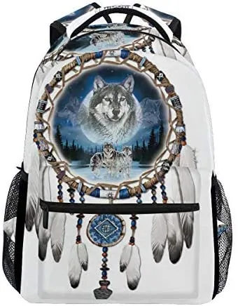 3D Print Teens Girls Boys School Backpack Travel Bag