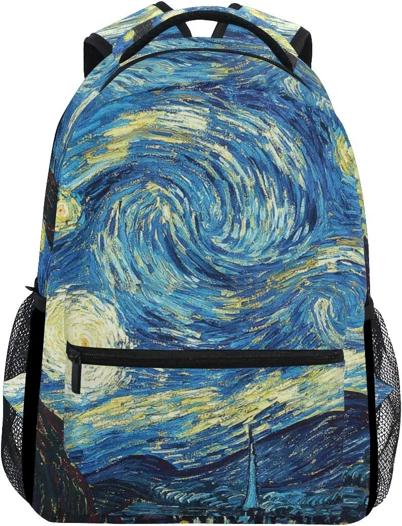 3D Print Teens Girls Boys School Backpack Travel Bag