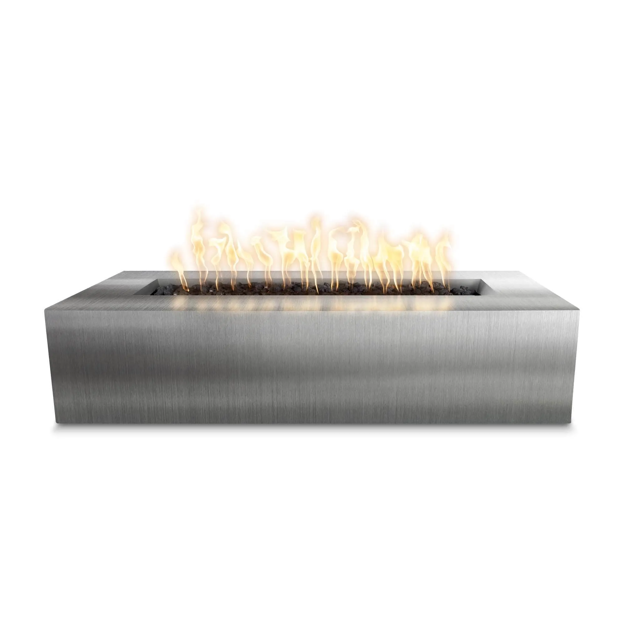 48" Rectangular Regal Fire Pit - Copper - Match Lit - Natural Gas