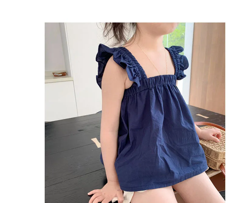 [507253] - Baju Blouse Anak Perempuan - Motif Elegant Color