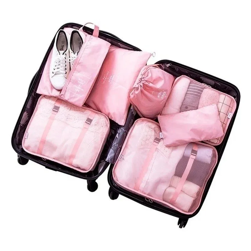 8PCS/Set Organizer Bags for Travel Organizer  Luggage Waterproof