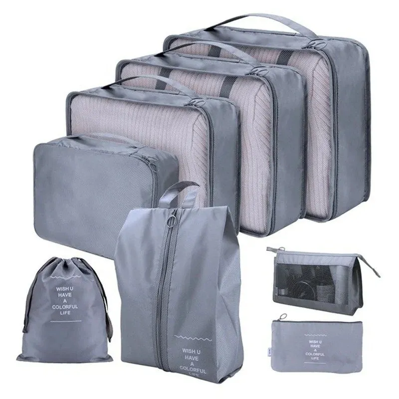 8PCS/Set Organizer Bags for Travel Organizer  Luggage Waterproof