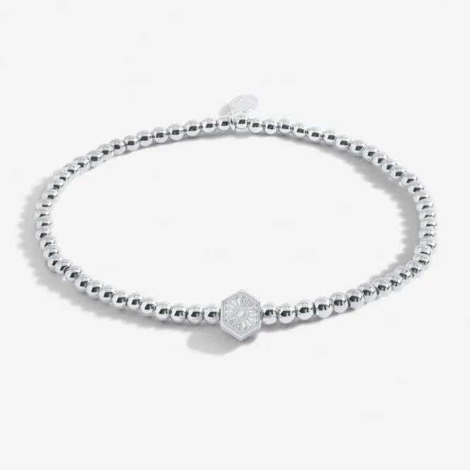 A Beautiful Day Starts A Beautiful Mindset Silver Plated Bracelet 6781