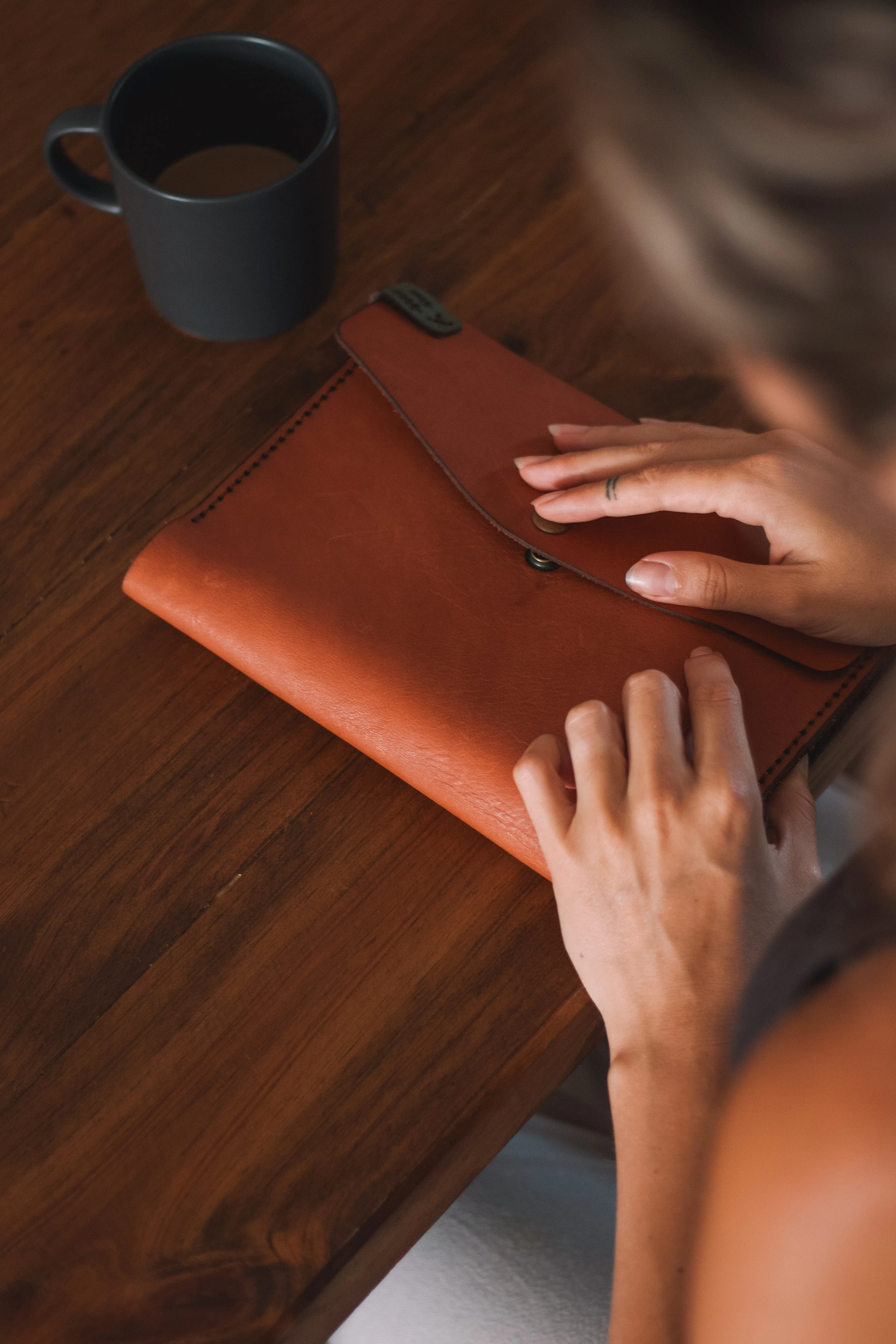 A5 Leather Notebook Cover - Adventure Range