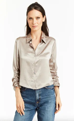 ADELYNN SATIN BLOUSE 110624