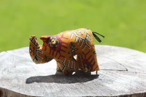 African Animal - Mustard Rhino