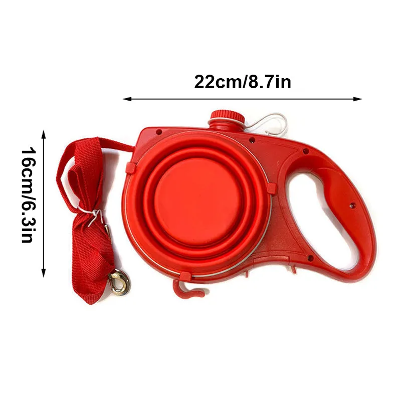 Aiitle Built-in Water Bottle 4 in 1 Dog Retractable Leash