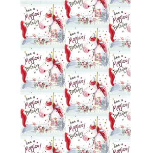 Alex Clark Unicorn Gift Wrap