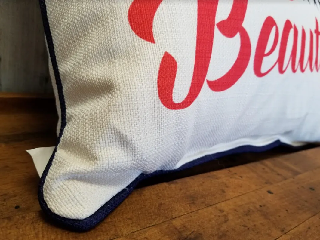 America the Beautiful Pillow