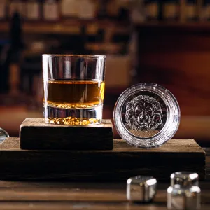 Animal Shadow Whiskey Glasses -  Set Of 6