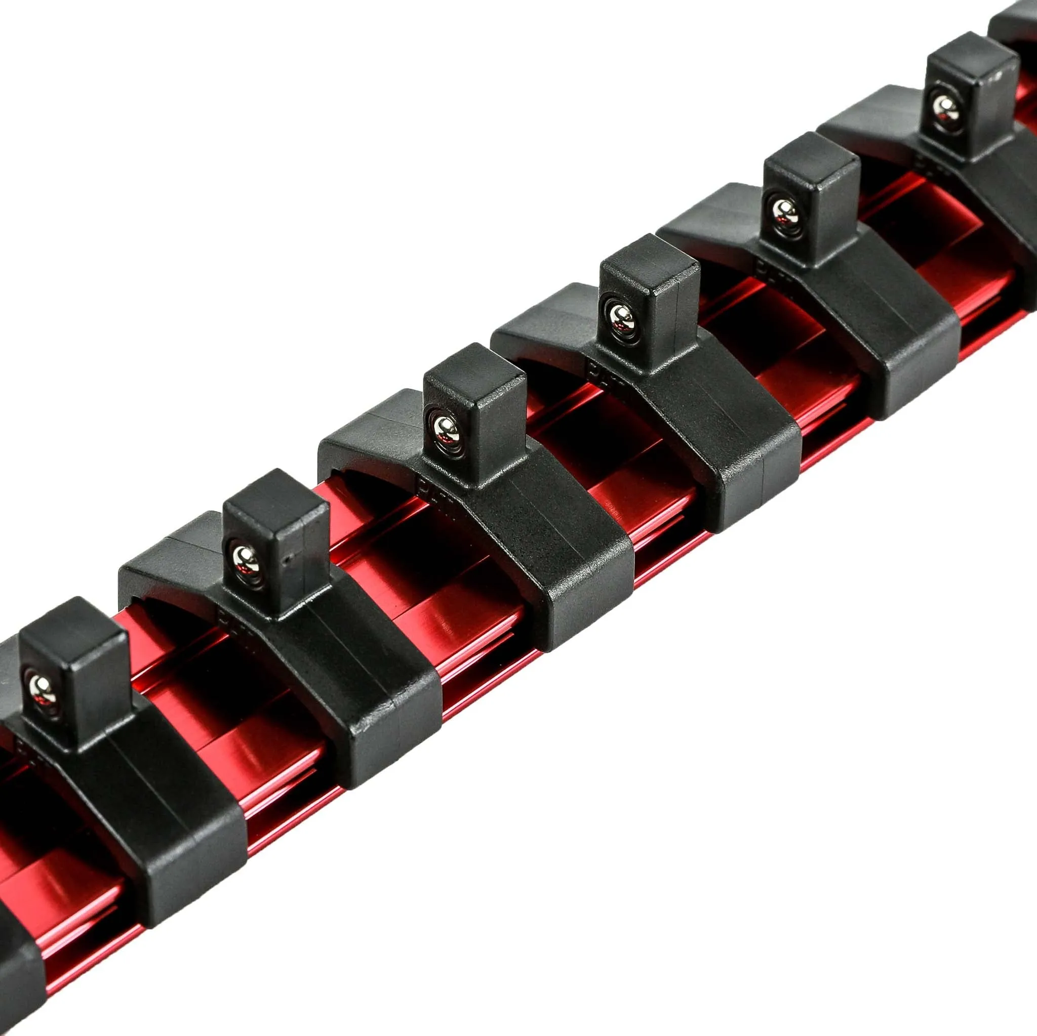 ARES 60075 - 1/4-Inch Red Black 9.84-Inch Socket Organizer