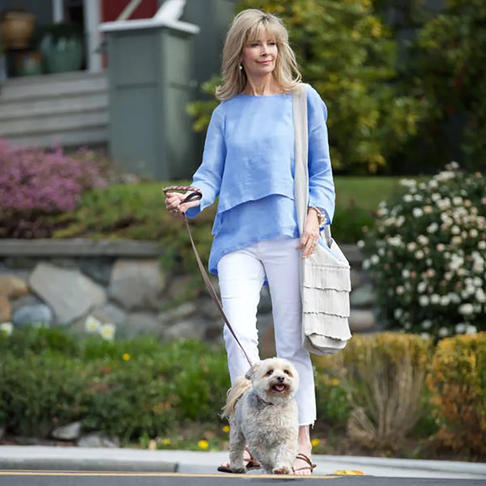 Audrey Linen Top