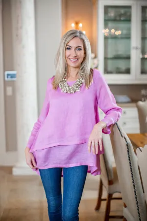 Audrey Linen Top