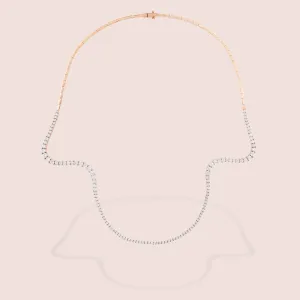 Aurora Necklace | Half diamond
