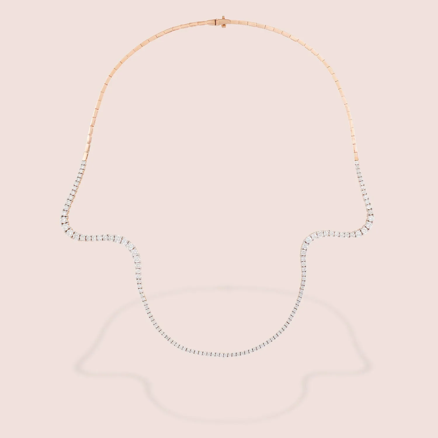Aurora Necklace | Half diamond