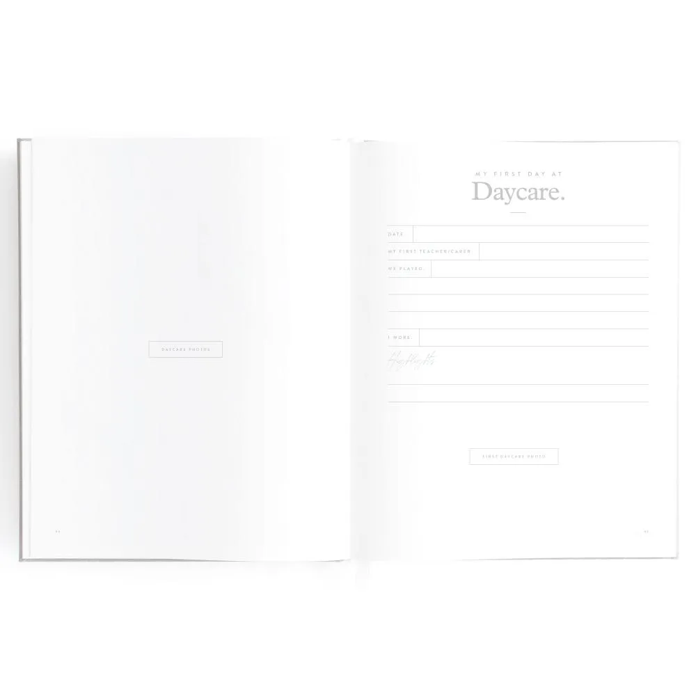 Baby Book Grey