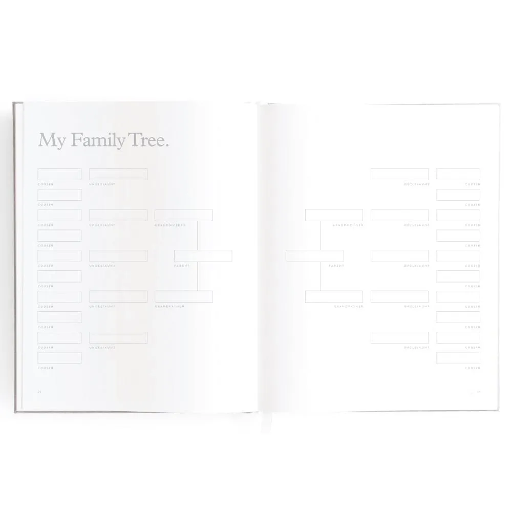 Baby Book Grey