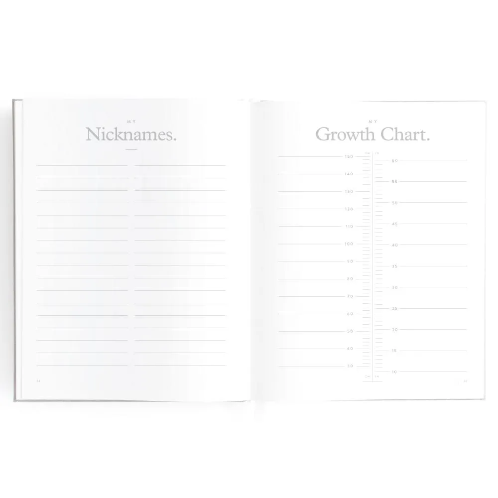 Baby Book Grey
