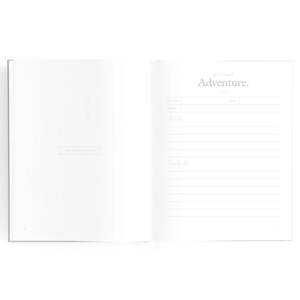 Baby Book Grey