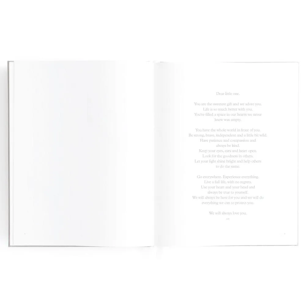 Baby Book Grey