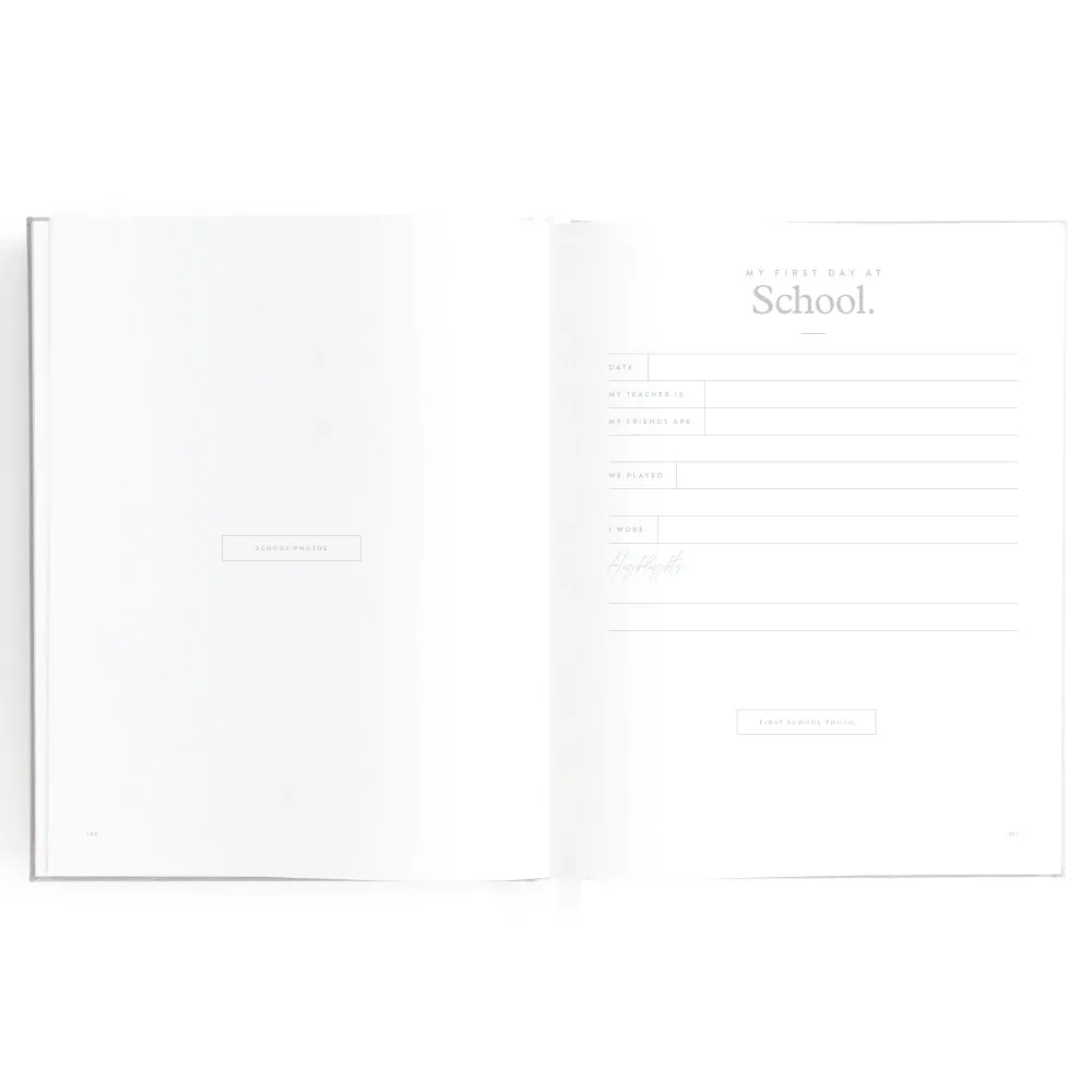 Baby Book Grey