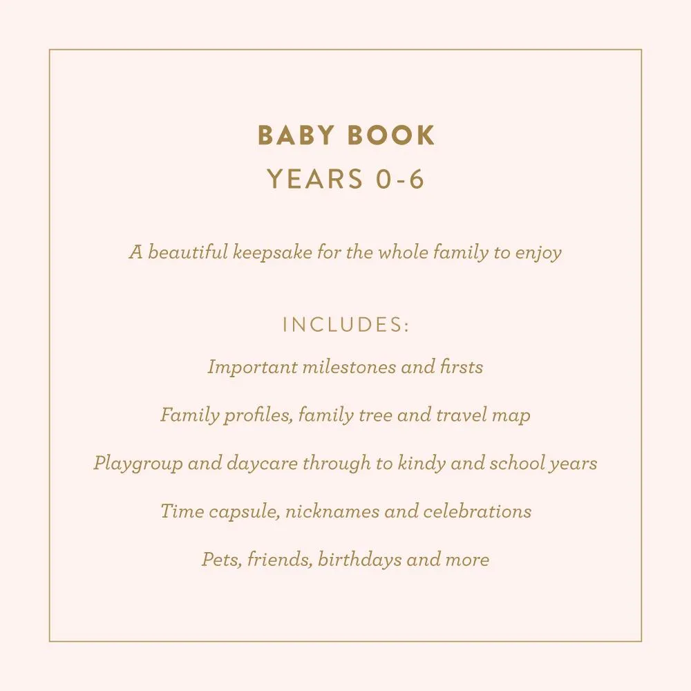 Baby Book Grey