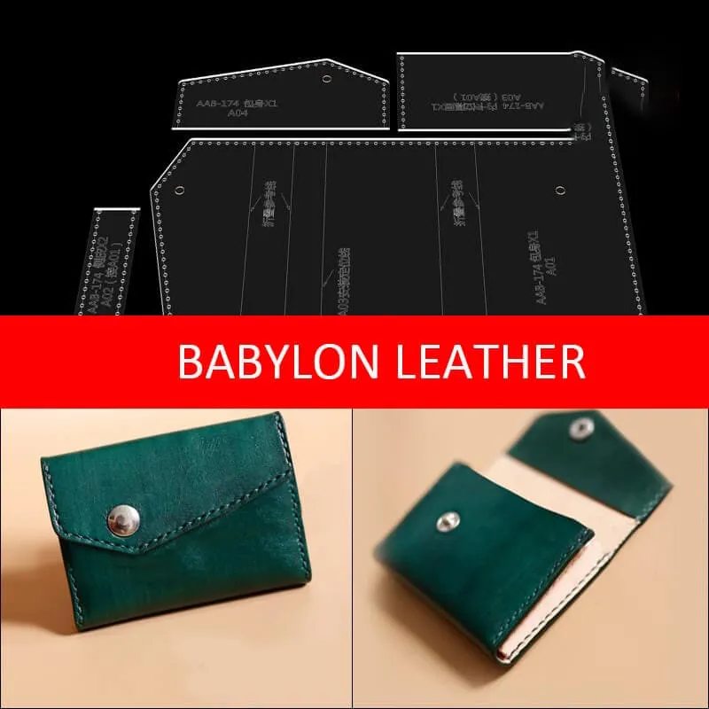 BABYLON™ Creative Cardholder Leather Making Pattern AAB-174