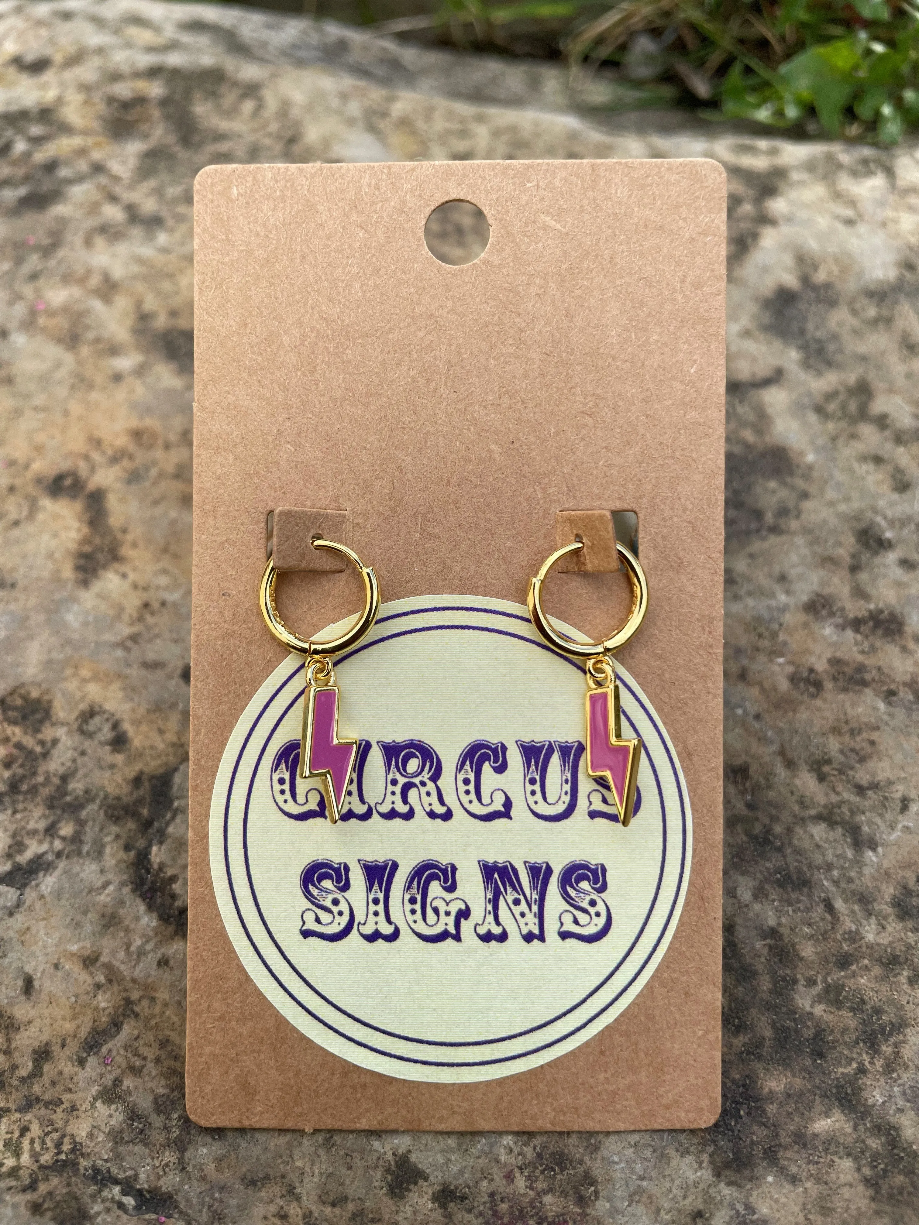 Beautiful Bolt Huggie Earrings