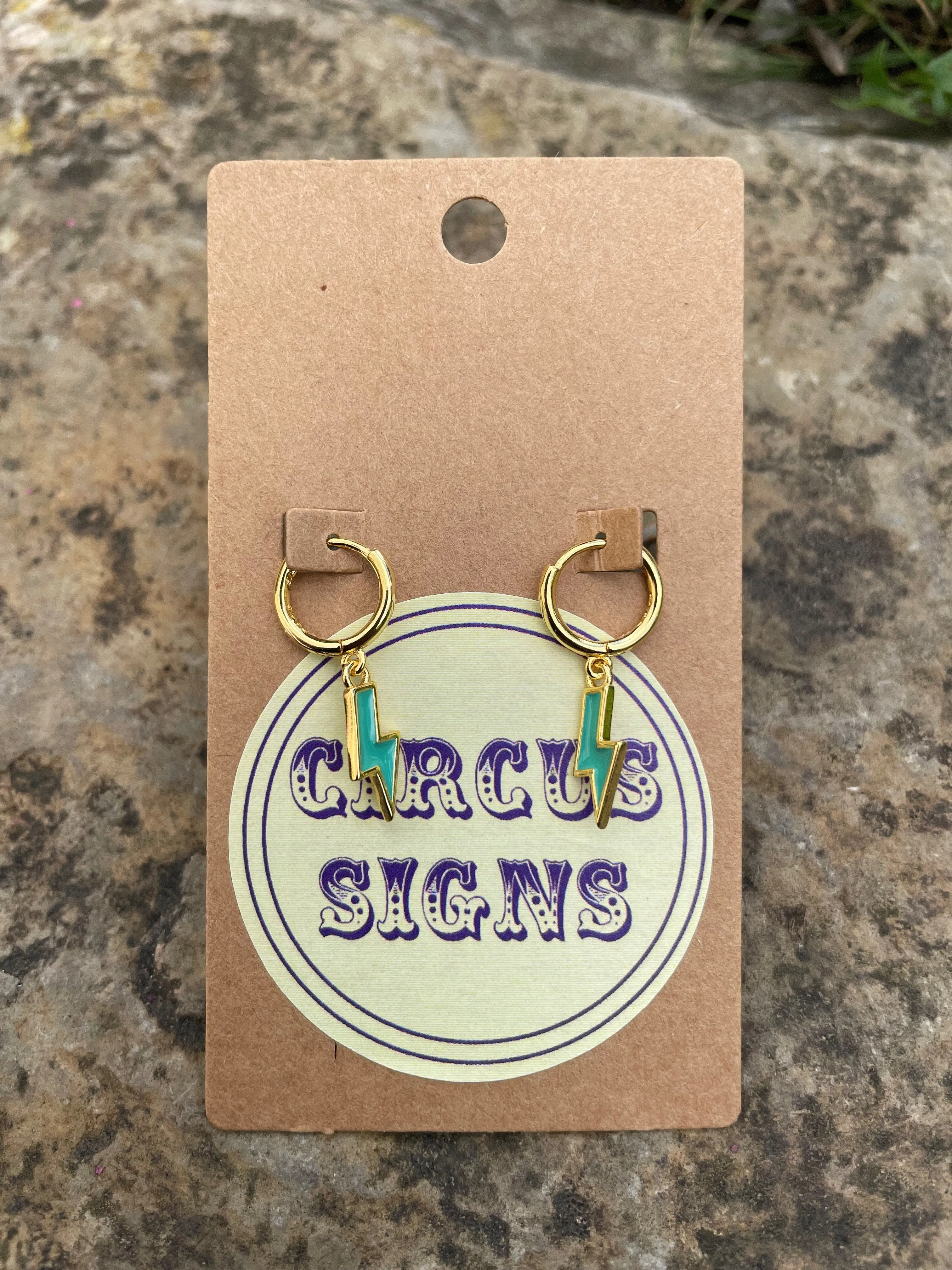 Beautiful Bolt Huggie Earrings