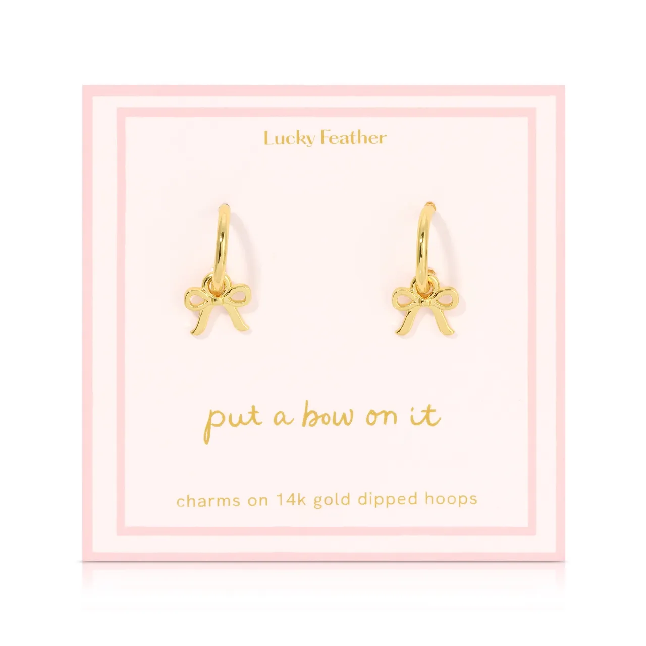 Beautiful Bows Earrings - Gold