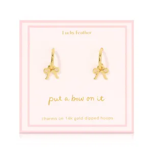 Beautiful Bows Earrings - Gold