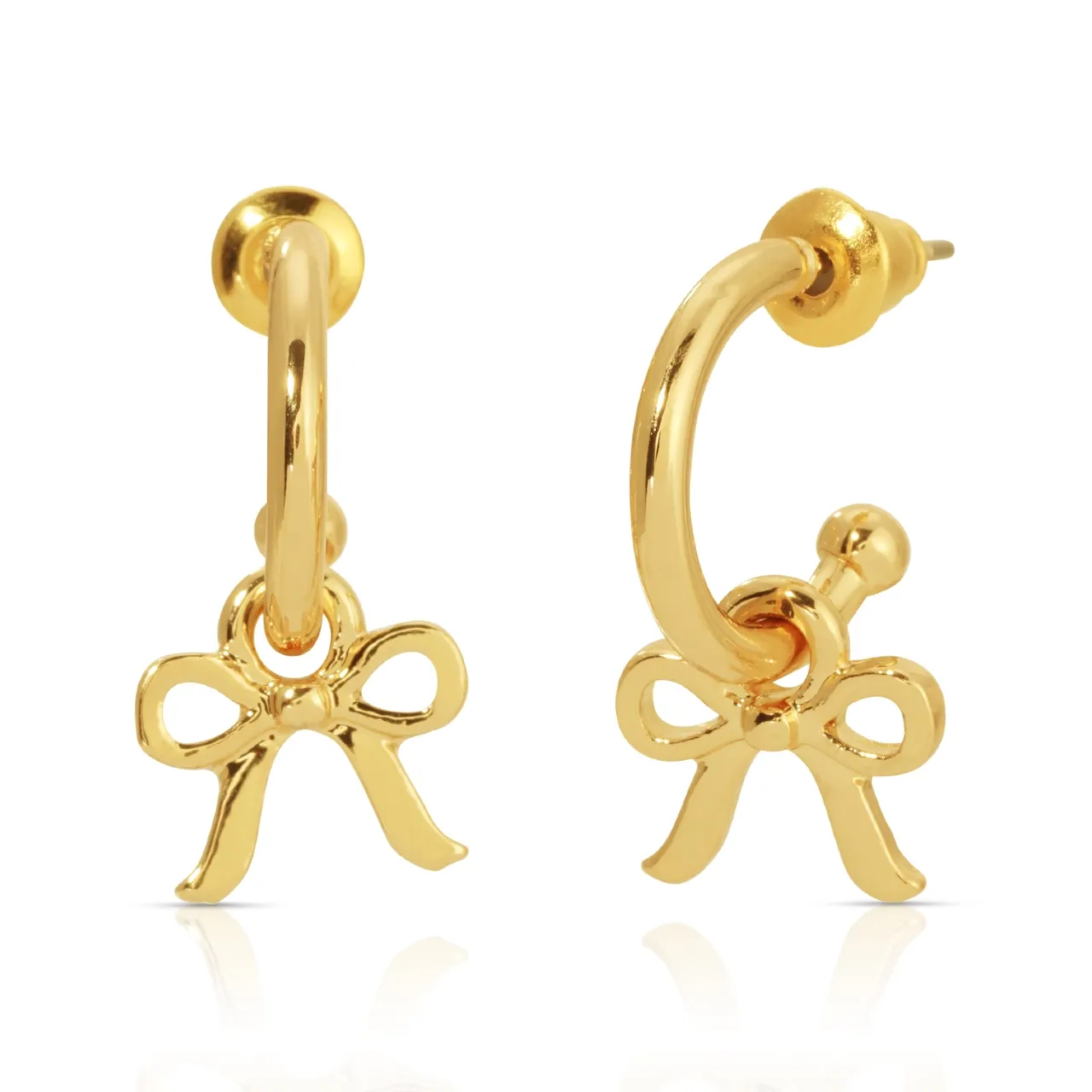 Beautiful Bows Earrings - Gold