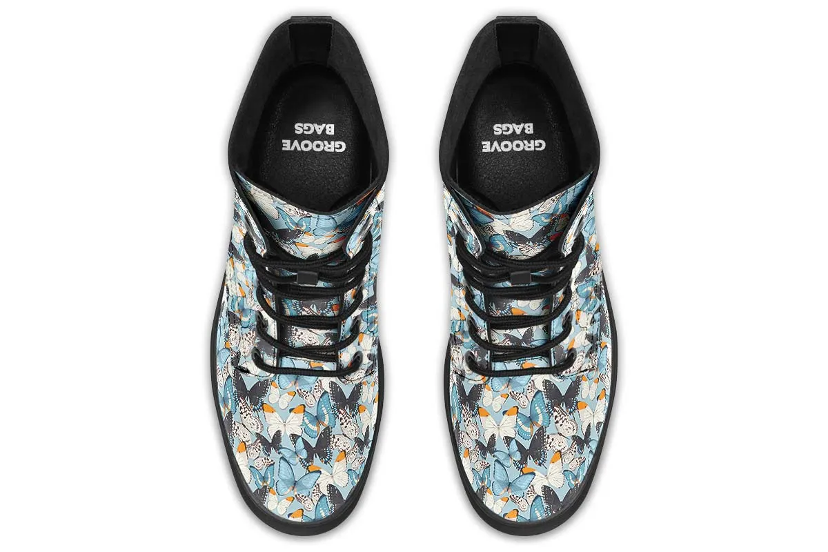 Beautiful Butterfly Pattern Boots