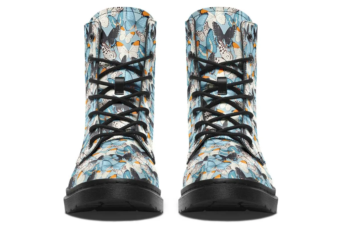 Beautiful Butterfly Pattern Boots