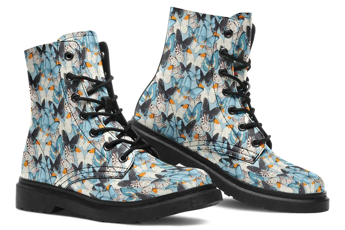 Beautiful Butterfly Pattern Boots