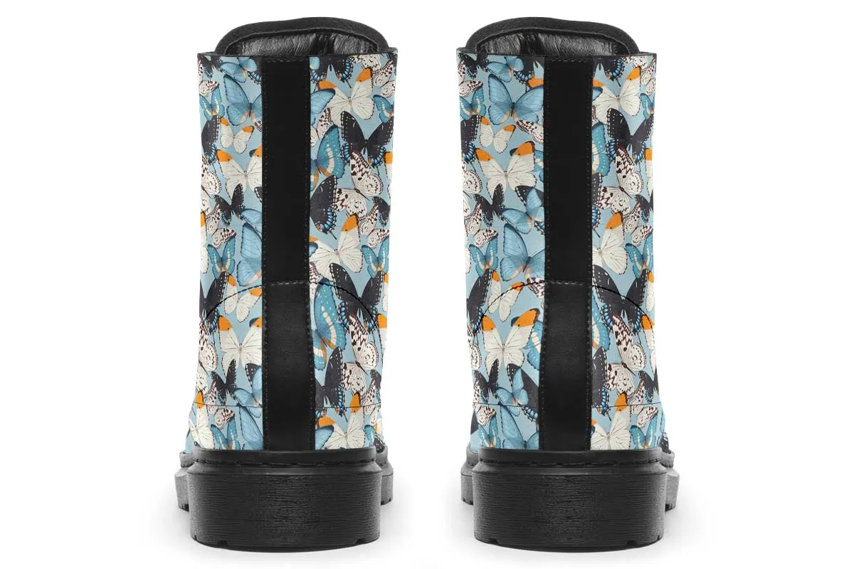 Beautiful Butterfly Pattern Boots