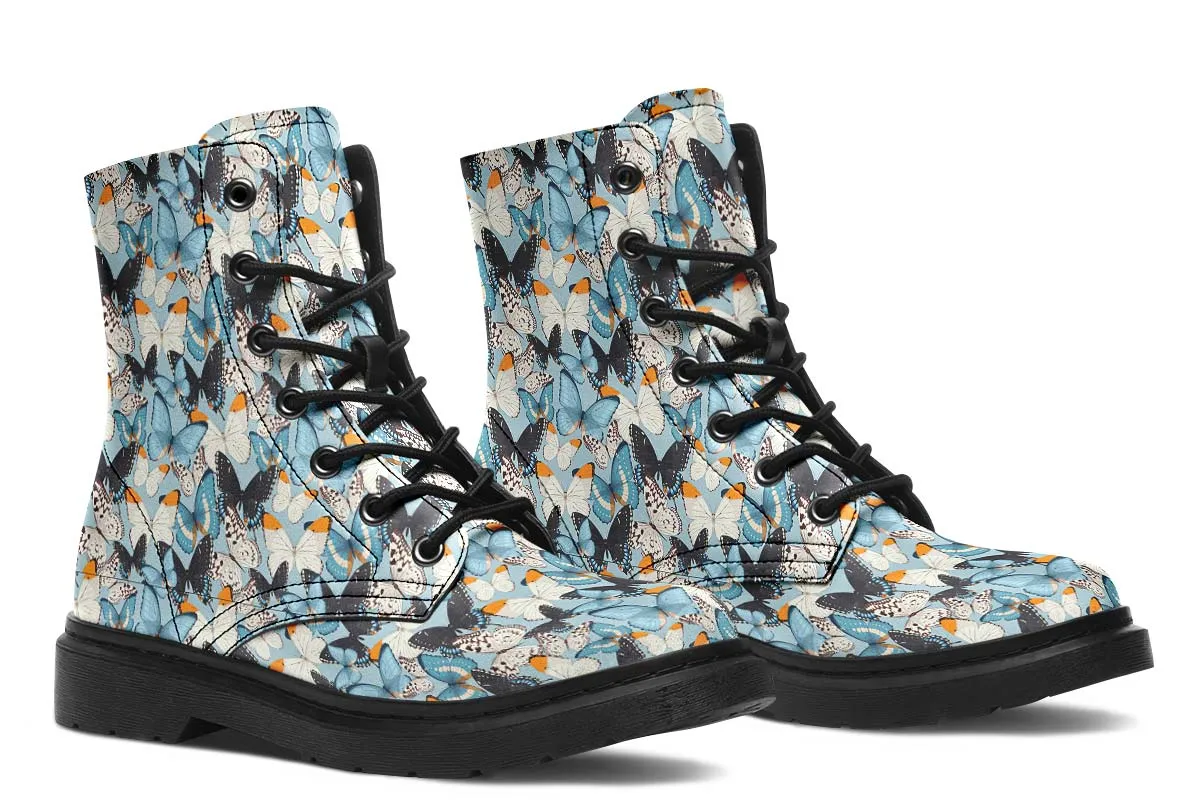 Beautiful Butterfly Pattern Boots
