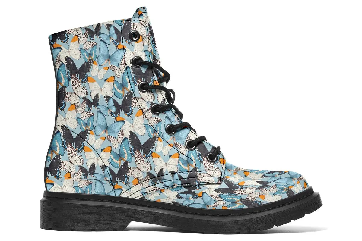 Beautiful Butterfly Pattern Boots
