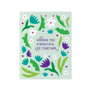 Beautiful Life Wedding Card