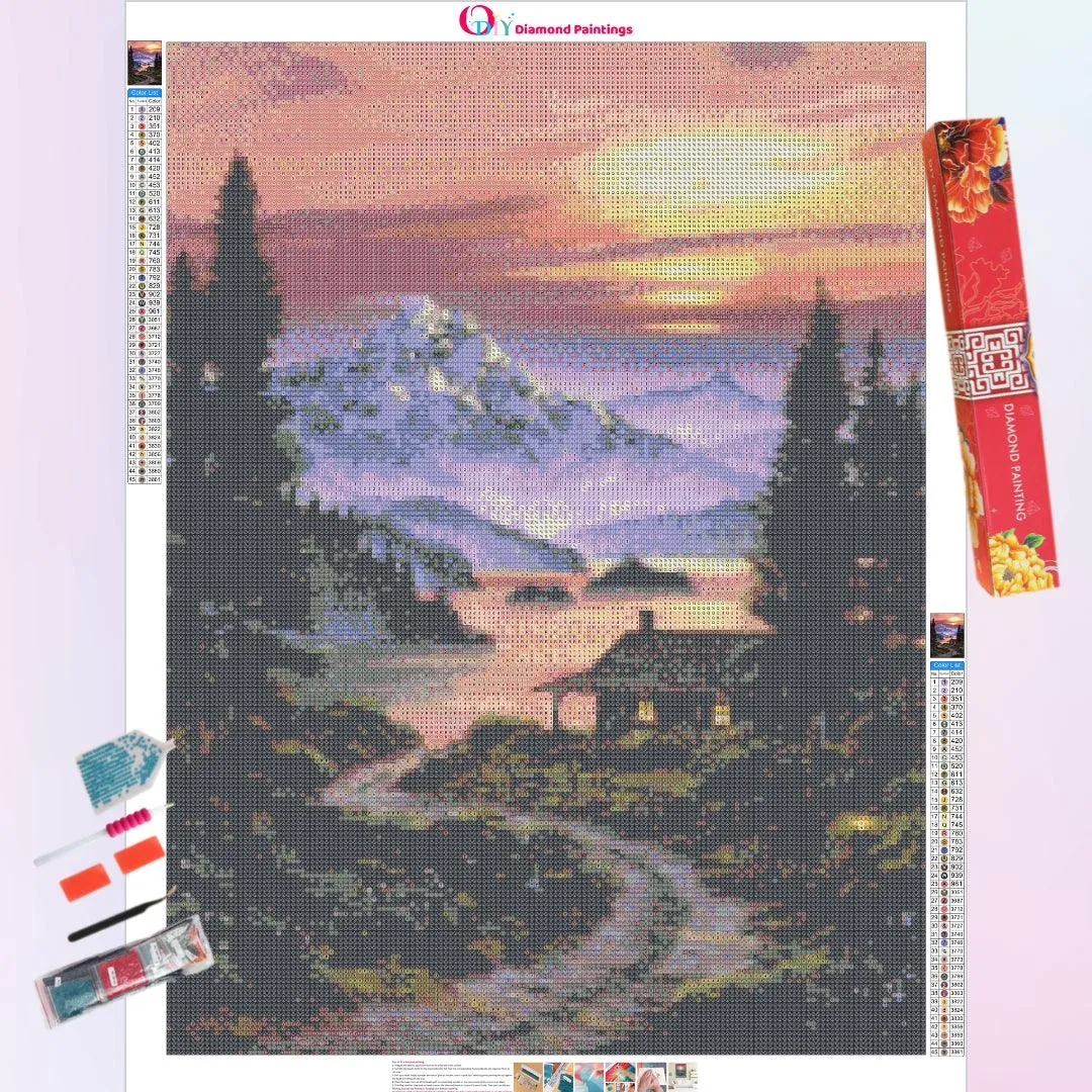 Beautiful Mountain Sunset