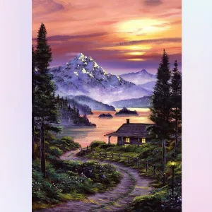 Beautiful Mountain Sunset