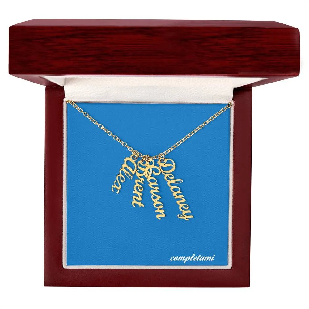 Beautiful Multiple Name Necklace