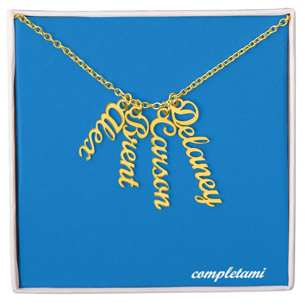 Beautiful Multiple Name Necklace