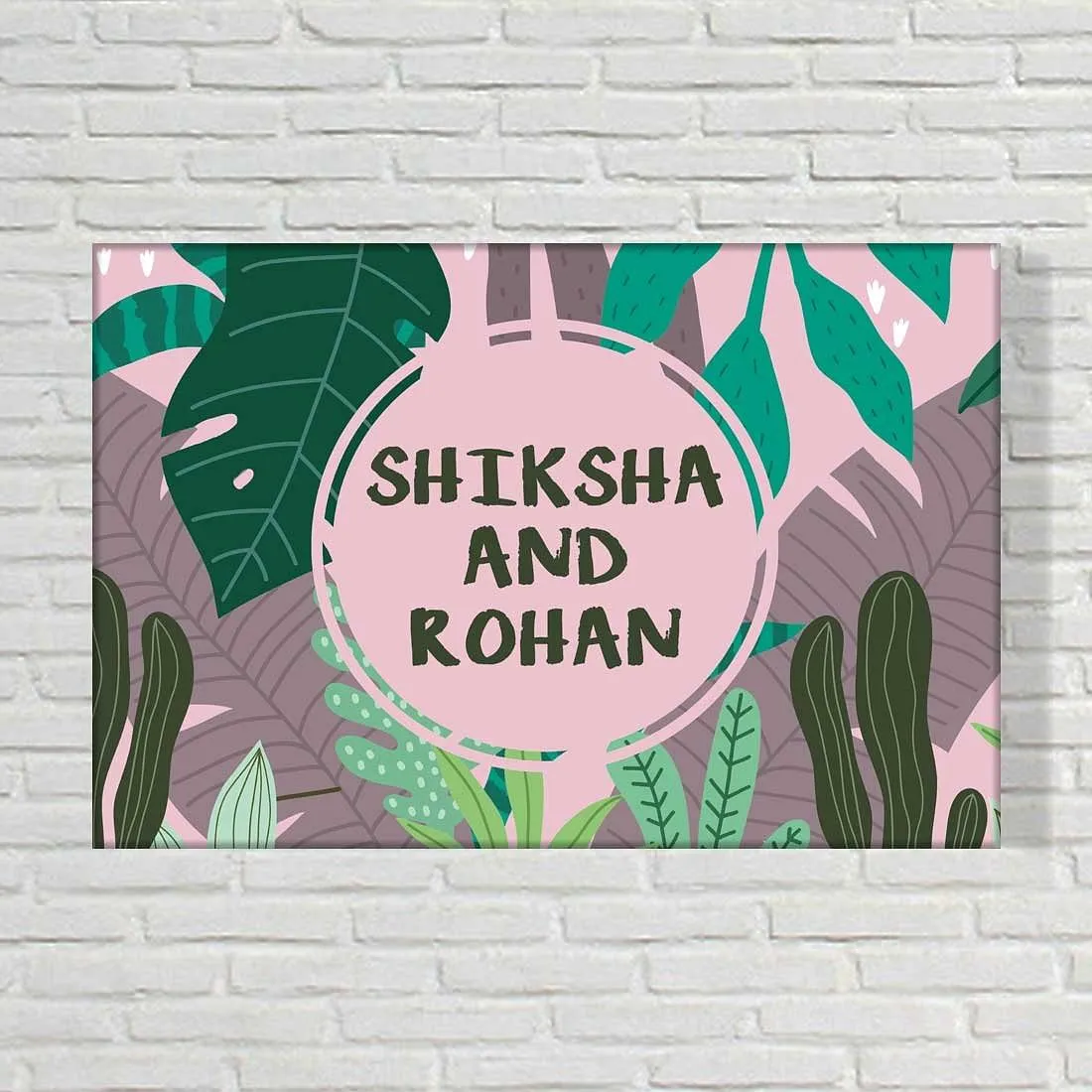Beautiful Name Plate for house - Tropical Home Decor