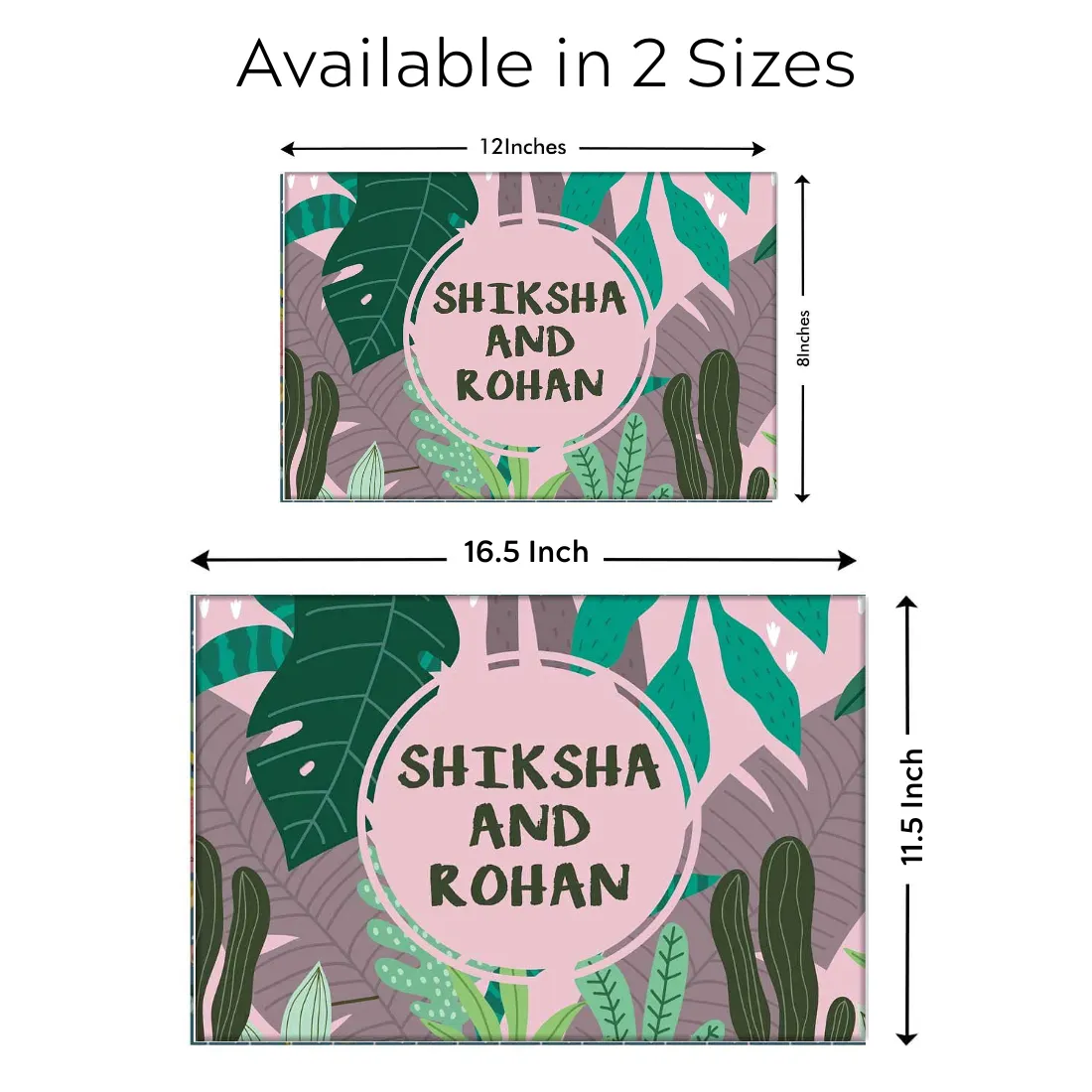 Beautiful Name Plate for house - Tropical Home Decor