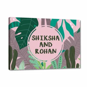 Beautiful Name Plate for house - Tropical Home Decor