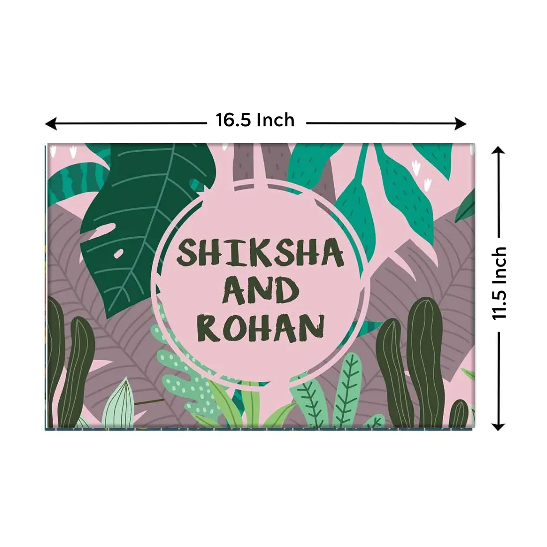 Beautiful Name Plate for house - Tropical Home Decor